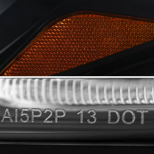 Spec-D Tuning 2Lhp-Foc12Jm-Sq-Oz 12-14 Ford Focus Projector Headlights
