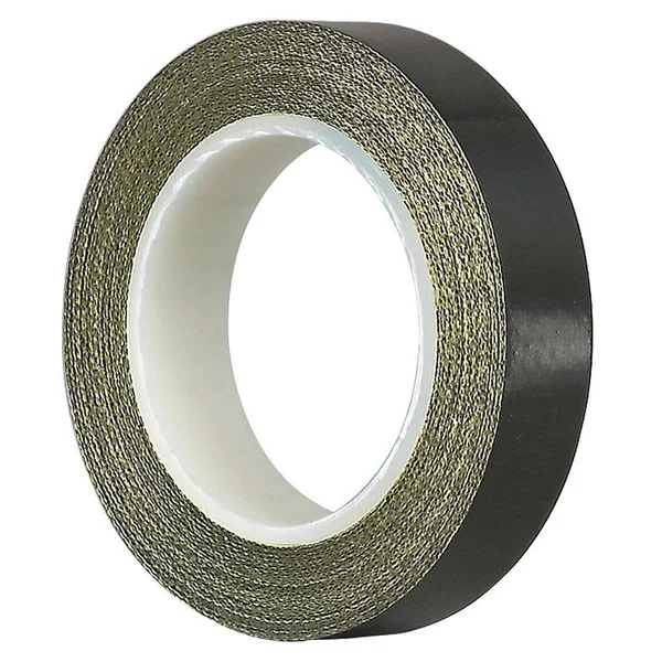 Tapecase 15C810 Antistatic Tape, 1 in x 18 yd, 5 mil, Black