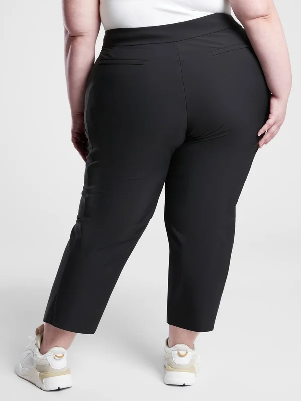 Athleta Women's Stellar Straight Crop Pant Black Size 4