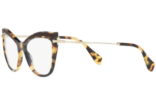 Miu Miu MU06PV Eyeglasses - Light Havana (VIF1O1)