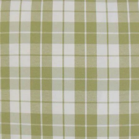 The Pillow Collection Joss Plaid Cotton Throw Pillow - Green