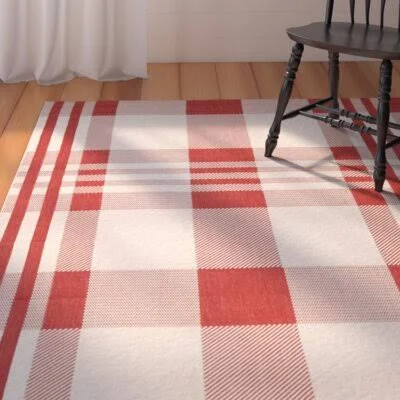 Wysocki Red Indoor/Outdoor Area Rug Rug Size: Rectangle 6&7x22 x 9&6x22