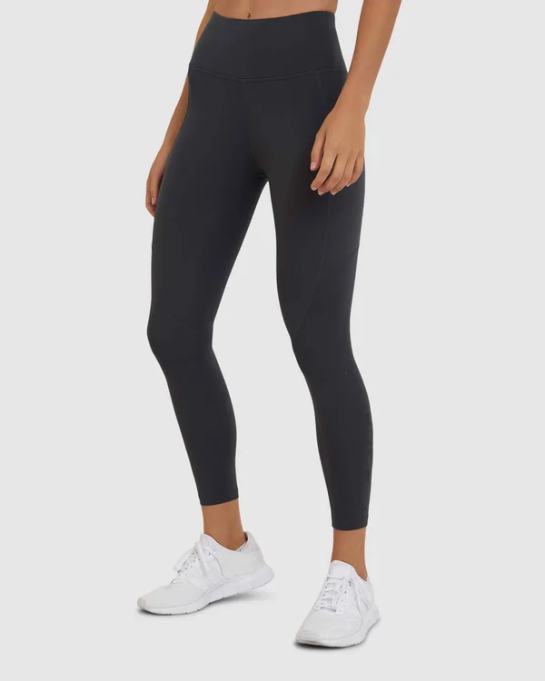 LSKD Womens Rep 7/8 Legging - Asphalt, Asphalt Womens Leggings, Gym Tights, Size 6