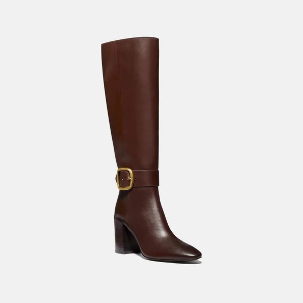 COACH Evelyn Boot - Women's Size 5 - Walnut