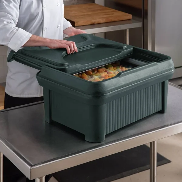 Carlisle XT160008 Slide &n Seal Top Loader - 6-Inch, Forest Green