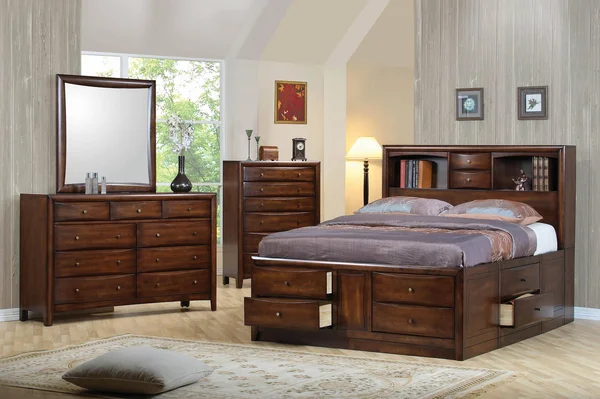 Coaster Hillary 200609Q Queen Bed in Warm Brown