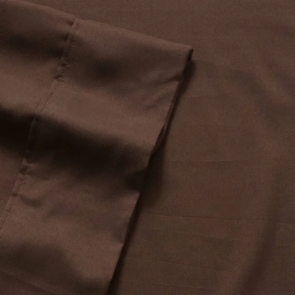 Sweet Home Collection 7 Piece Bed-in-a-Bag Down Alternative Comforter & Sheet Set - Chocolate - Full