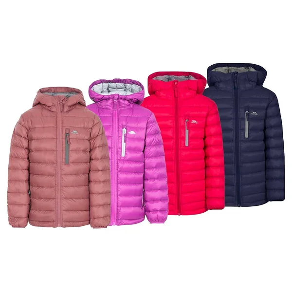Trespass Girls Morley Jacket Purple Orchid 9-10
