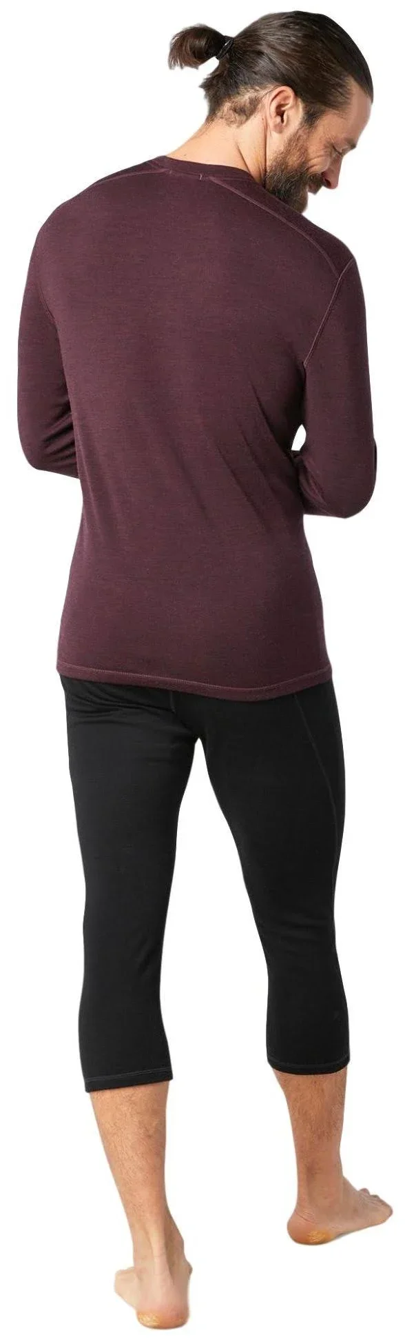 Smartwool Men's Merino 250 Baselayer Crew - Small - Neptune Blue Heather, Deep Navy