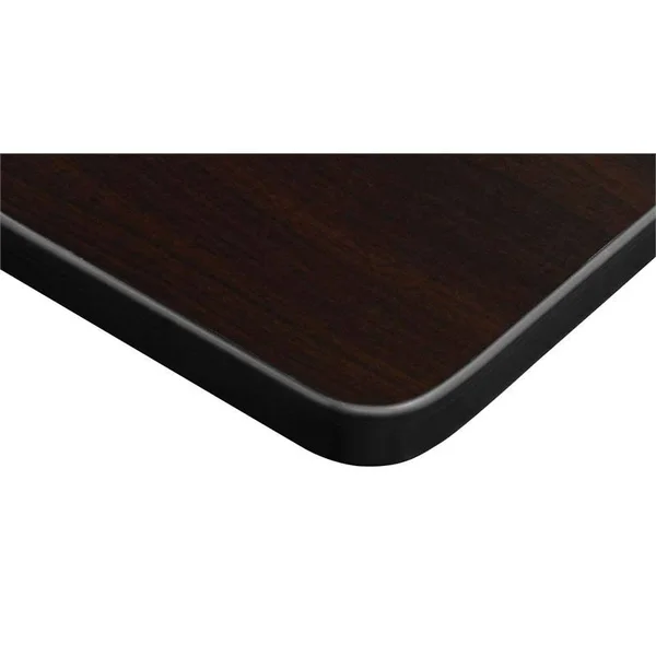 Regency 42x22 x 24x22 Kee Training Table- Mocha Walnut/ Black