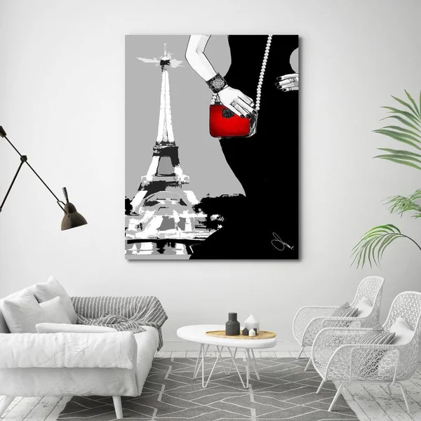 Picture Perfect International by Jodi Paris Nights Giclee Print Canvas Wall Art - 36 Inches x 48 Inches x 1.5 Inches