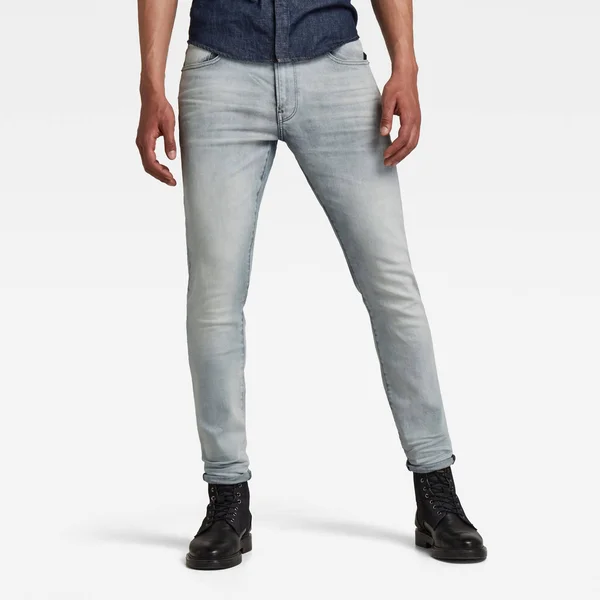 G-Star Raw Men Revend Skinny Jeans Light Blue Size 29-34