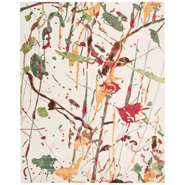 Safavieh SOH527A Soho Rug Grey, Multi, Size: 5 x 8 ft.