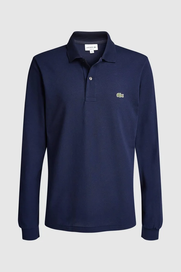 Lacoste Long Sleeve Polo Shirt Navy