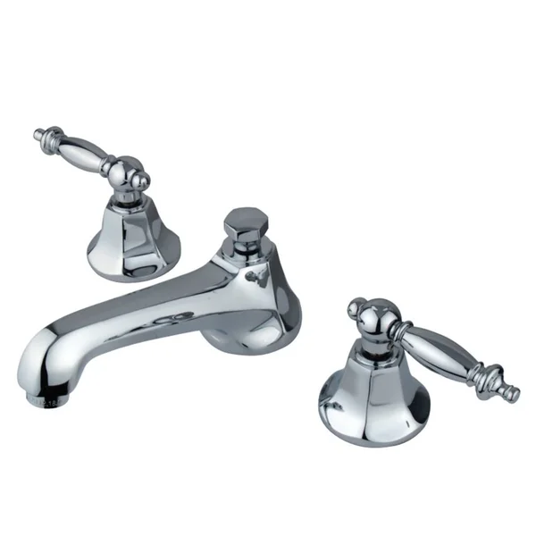 Kingston Brass KS4461TL Metropolitan Widespread Lavatory Faucet, Polished Chrome