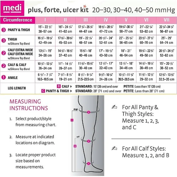 Mediven Plus, 20-30 mmHg, Calf High, Closed Toe Beige, II
