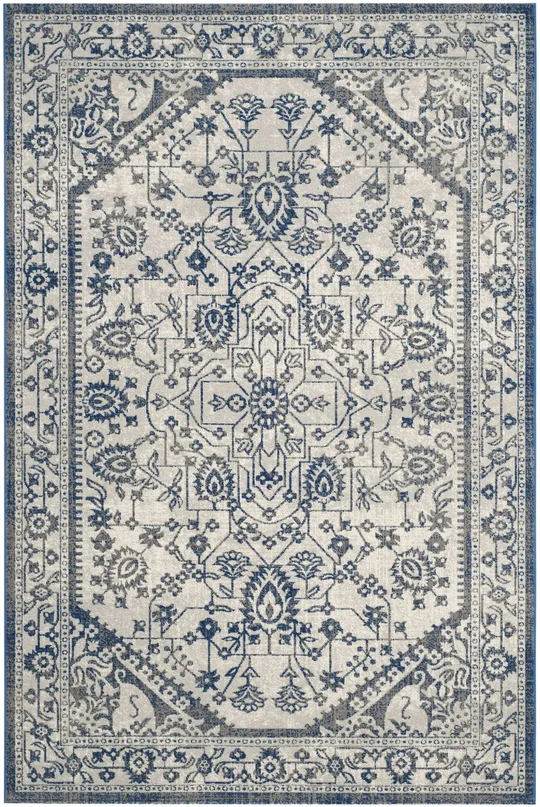 Safavieh Artisan ATN318C 5&1x22 x 7&6x22 Silver, Blue Area Rug