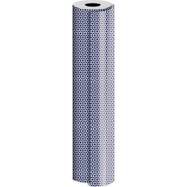 Jillson & Roberts Bulk Gift Wrap - Shield of David 1/4 Ream 208 ft x 30 in