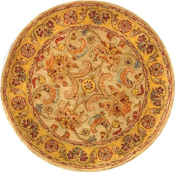 Safavieh 3& x 5& Classic CL324A Light Green, Gold Rug