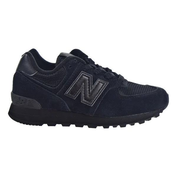 New Balance Boys 574 Classic - Shoes Black/Black Size 10.5