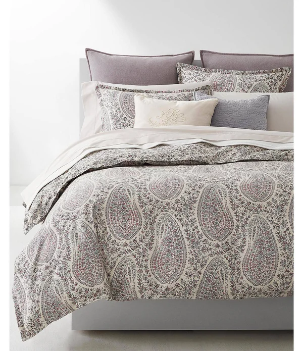 Lauren Ralph Lauren Claudia Paisley Comforter Set - Cream MU - King