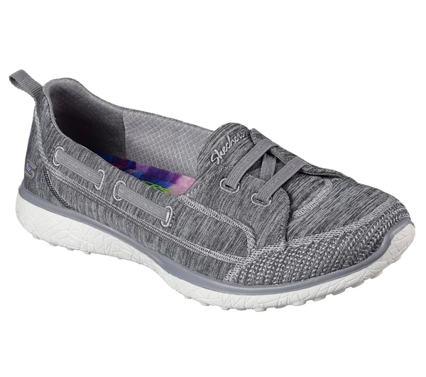 Skechers Women's Microburst Topnotch Walking Slip-On, Size: 9.5 M, Gray