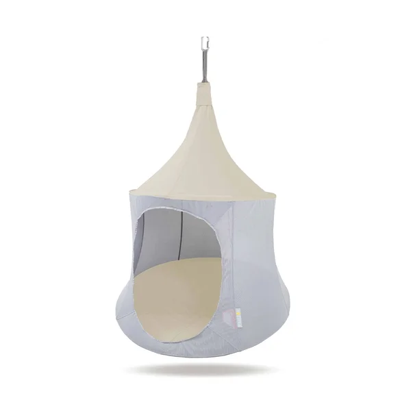 TreePod Cabana Lightweight Heavy Duty Lounger 5-Foot Hanging Day Bed Ivory