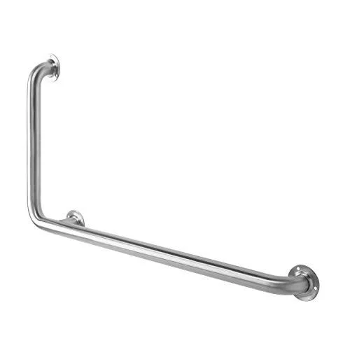 Right Handed Corner Grab Bar 18x22