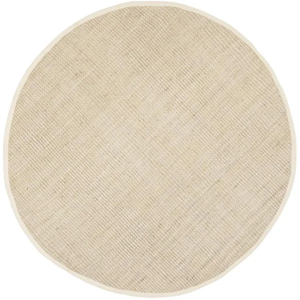 Safavieh Natural Fiber Ivory Area Rug - Round 5&