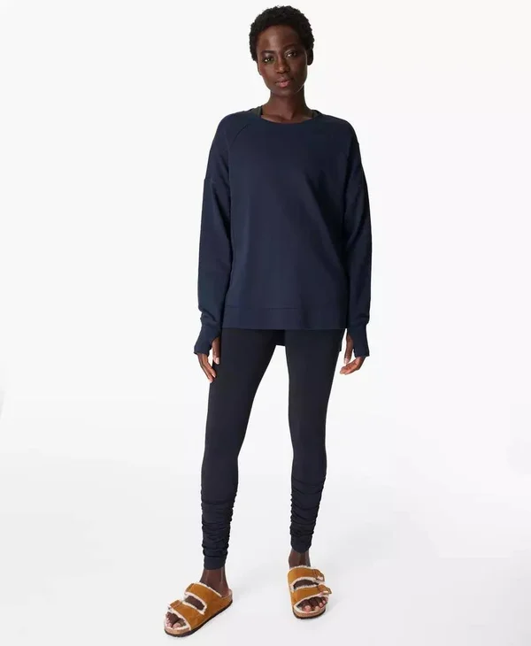 Sweaty Betty After Class Sweatshirt, Blue, Women's XXL
