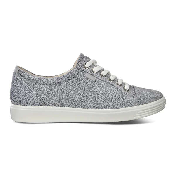 Ecco Women's Soft 7 Sneaker - Concrete, Magnet