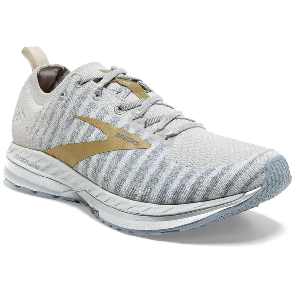 Women's Brooks Bedlam 2 Running Shoe - White/Gold - Size 11