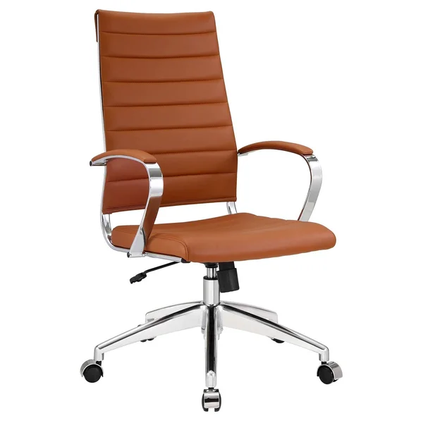 Modway Jive Modern High Back Office Chair, Terracotta