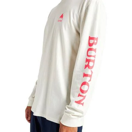 Burton Elite Long Sleeve T-Shirt Men's, Stout White, M