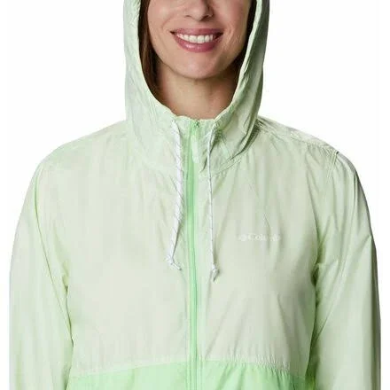 Columbia Flash Forward Windbreaker - Women's Light Lime/Lime Glow, XL