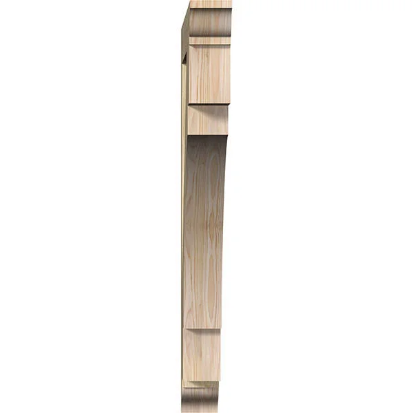 4x22W x 36x22D x 42x22H Merced Traditional Rough Sawn BRACKET - Douglas Fir