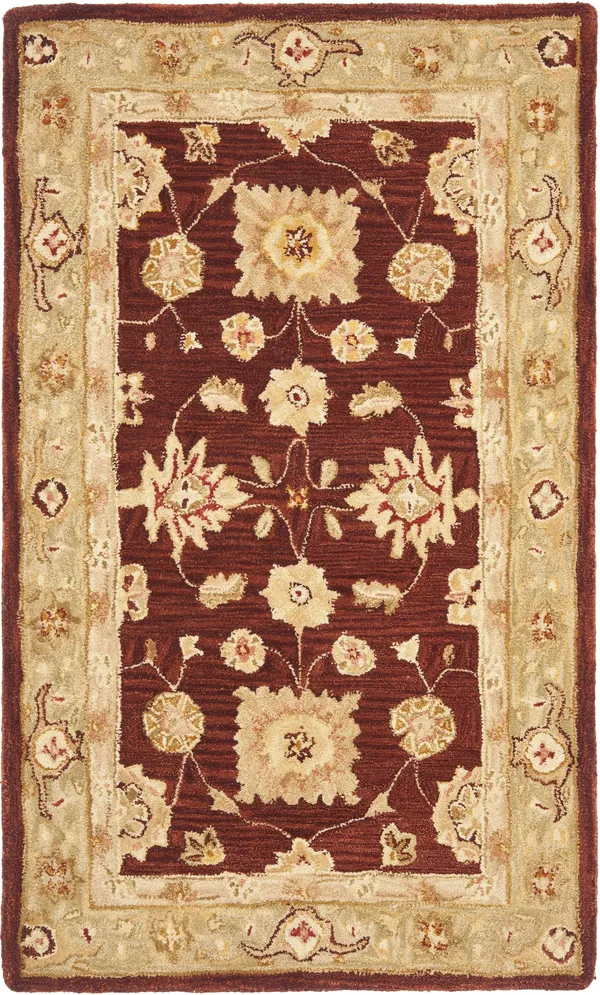Safavieh 3& x 5& Anatolia AN556F Red - Sage Rug