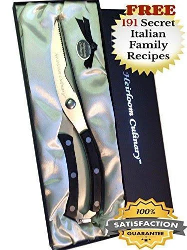 Poultry Shears Kitchen Scissors Heavyduty for Meat Bones Fish BBQ Lobster