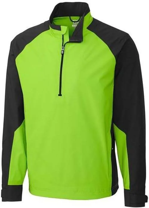 Cutter & Buck MCO00937 Men WeatherTec Summit Half-Zip Black S