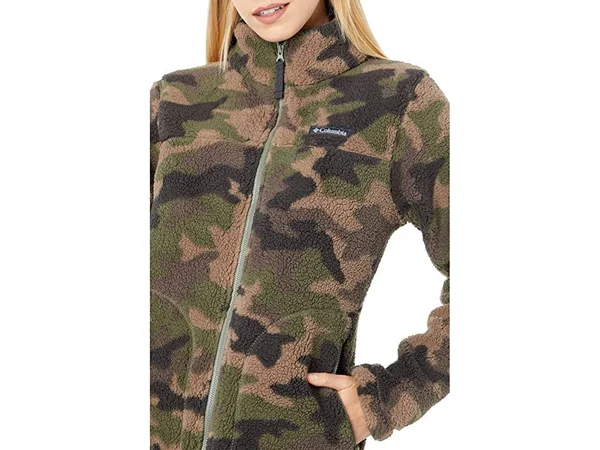 Columbia Women's West Bend Full Zip Fleece Jacket - XL - GreenCamo