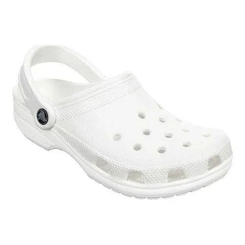 Crocs Unisex Classic Clogs, Size: Men's 17, White
