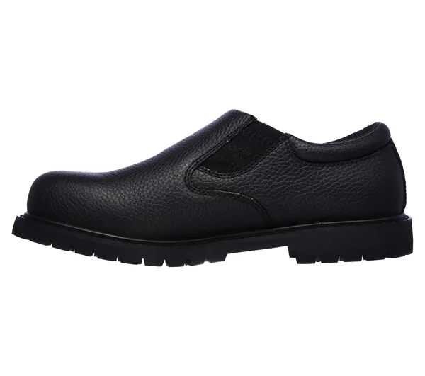 Skechers Men's Work Relaxed Fit: Cottonwood - Ekel SR Shoes, Black, 11.5