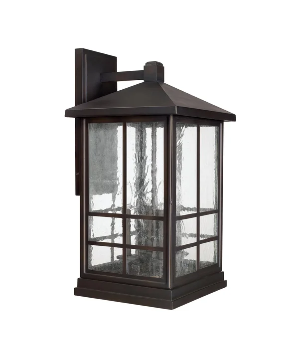 Capital Lighting 9918OB Preston 4 Light Outdoor Wall Lantern, Old Bronze