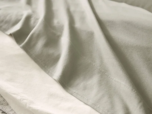 Coyuchi Organic Jersey Sheet Set - Charcoal Heather, Full