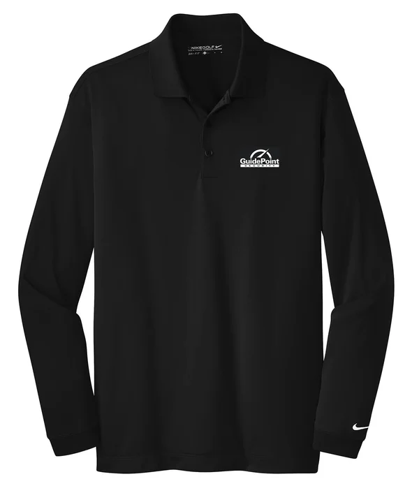 Nike Long Sleeve Dri-Fit Stretch Tech Polo. 466364 (Black) S