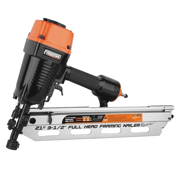 Freeman P421645040 Pneumatic 4 PC Framing and Finish Nail Gun Combo Kit with Canvas Bag and Nails
