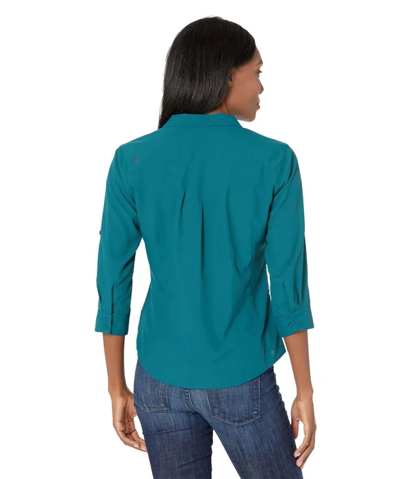 Expedition Chill Stretch 3/4 Sleeve Top Dark Harbor, Xs