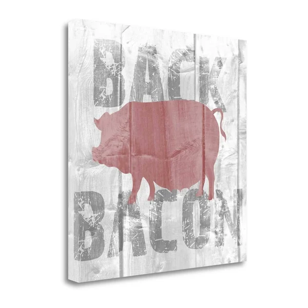 35x22 x 35x22 Back Bacon by Alicia Soave Fine Art Giclee Print