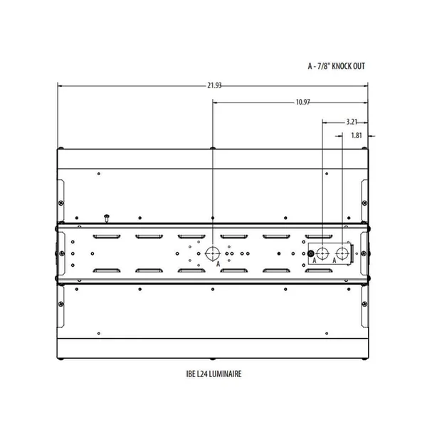 Lithonia Lighting IBE 12LM MVOLT 40K 2& x 2& LED High Bay