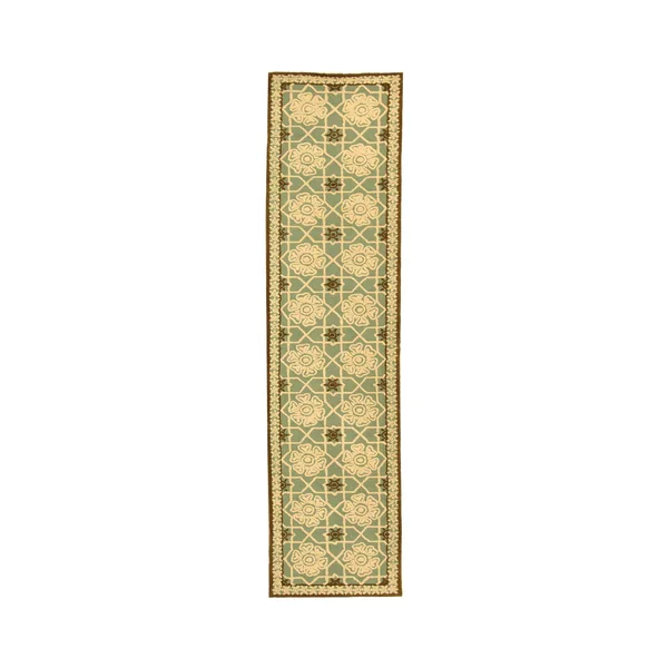 Safavieh 4& x 4& Round Newport NPT423 Teal - Ivory Rug